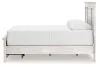 Ashley Furniture PCB1171B4 Ashley Furniture PCB1171B4 Makidern - Queen Panel Storage Bed With Storage Footboard - Whitewash
