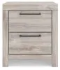 Ashley Furniture PCB1120-92 Ashley Furniture PCB1120-92 Broachmyn - Two Drawer Night Stand - Gray