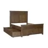 Samuel Lawrence Furniture S918-YBR-K11 Cambridge - Full Panel Bed with Trundle - Brown