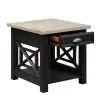 Liberty Furniture 422-OT1022 Heatherbrook - Drawer End Table - Charcoal & Ash