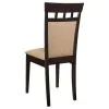 CoasterEveryday 100773 Gabriel - Closed Back Side Chairs (Set of 2) - Cappuccino