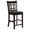 CoasterEveryday 102889 Lavon - Wood Counter Chair (Set of 2) - Black And Espresso