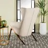 CoasterElevations 903052 Walker - Upholstered High Wingback Accent Chair - Cream