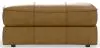 Jackson Furniture Industries 240610-1273/16-3073/16 Corvara - Top Grain Italian Leather Match Ottoman - Caramel
