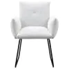 Coaster Fine Furniture 108492 Ackland - Upholstered Dining Side Chair (Set of 2) - Light Gray