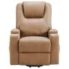Coaster Fine Furniture 609476P Armstrong - Upholstered Power Lift Massage Recliner - Camel