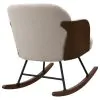 Coaster Fine Furniture 602625 Paige - Boucle Upholstered Mid Back Rocking Chair - Beige