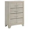 Coaster Fine Furniture 225065 Trenton - 4-Drawer Bedroom Chest Of Drawers - Rustic Cream