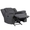 New Classic U2540-15P1-GRY New Classic U2540-15P1-GRY Redondo - Glider Recliner With Heat, Massage, Power - Dark Gray