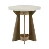 Liberty Furniture 465-OT1021 Berkley Square - Round End Table - Linen & Khaki