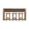 Liberty Furniture 536-OT-4PCS Ballentine - 4 Piece Bar Set - Weathered Bronze