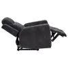 Coaster Fine Furniture 610156P Kennett - Chenille Upholstered Power Recliner Chair - Dark Gray