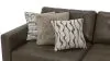 Jackson 3215/36/31/37/12/59-09 Siena - 5 Piece Modular Sectional With Cuddler Seat Cushions And Included Accent Pillows And Cocktail Ottoman - Chocolate