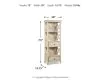 Ashley Furniture D647-76 Bolanburg - Display Cabinet - Antique White