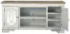 Ashley Furniture W743-68 Realyn - XL TV Stand w/Fireplace Option - Chipped White