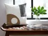 Ashley Furniture A1000927P Ashley Furniture A1000927P Longsum - Pillow - Black / White / Honey
