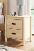 Ashley Furniture EB2444-292 Cabinella - Two Drawer Night Stand - Tan