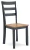 Ashley Furniture D399-01 Ashley Furniture D399-01 Gesthaven - Dining Room Side Chair (Set of 2) - Natural / Blue