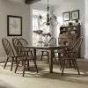 Liberty Furniture 382-DR-7RLS Hearthstone Ridge - 7 Piece Rectangular Table Set - Tobacco / Black