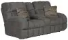Jackson Furniture Industries 3599-1934/88-2317/08 Jackson Furniture Industries 3599-1934/88-2317/08 Ashland - Lay Flat Reclining Console Loveseat - Granite