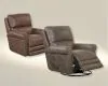 Jackson Furniture Industries 47535-1304/59-3304/59 Jackson Furniture Industries 47535-1304/59-3304/59 Maddie - Faux Leather Swivel Glider Recliner - Tanner