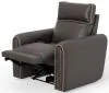 Jackson Furniture Industries 635004-1419/49-1419/38 Jackson Furniture Industries 635004-1419/49-1419/38 Nico - Power Recliner With Power Adjustable Headrest - Walnut