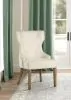 CoasterElevations 104507 Baney - Tufted Upholstered Dining Chair - Beige And Rustic Gray