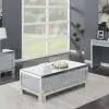 CoasterElevations 722498 Gillian - Rectangular Mirrored Acrylic Coffee Table - Silver