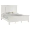 CoasterEssence 201301KEN Sandy Beach - Eastern King Wood Panel Bed - Cream White