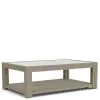 Riverside Furniture 91903 Wilde - Rectangular Glass Top Coffee Table - Light Brown