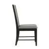 New Classic D1434-20 Skyline - Dining Side Chair (Set of 2) - Onyx