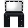 Coaster Fine Furniture 931144B2 Acena - Vanity Base & Glass, Box 2 of 3 - Black High Gloss