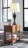 Ashley Furniture T007-319 Breegin - Chair Side End Table - 1 Drawer - Brown