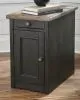 Ashley Furniture T736-7 Tyler Creek - Chair Side End Table - Grayish Brown / Black