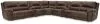 Ashley Furniture U71604S10 Ashley Furniture U71604S10 Dunleith - 9-Piece Power Reclining Sectional - Chocolate