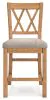 Ashley Furniture D773-124 Havonplane - Upholstered Barstool (Set of 2) - Brown