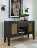Ashley Furniture D841-60 Galliden - Dining Room Server - Black