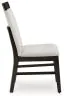 Ashley Furniture D618-01 Neymorton - Dining Upholstered Side Chair (Set of 2) - Light Gray / Brown