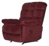 Jackson Furniture Industries 47372-1765/40 Jackson Furniture Industries 47372-1765/40 Nettles - Chaise Rocker Reclining With Deluxe Heat/Massage - Merlot