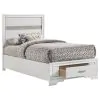 CoasterEveryday 205111T Miranda - Wood Twin Storage Panel Bed - White