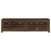Coaster Fine Furniture 736293-SET Sachin - 3 Piece TV Entertainment Center - Dark Pine