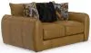 Jackson Furniture Industries 240602-1273/16-3073/16 Corvara - Top Grain Italian Leather Match Loveseat - Caramel