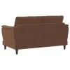 Coaster Fine Furniture 552102 Selma - Velvet Upholstered Crescent Arm Loveseat - Rust