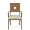 Riverside Furniture 73958 Riverside Furniture 73958 Cascade - Upholstered Wood Back Arm Chair (Set of 2) - Casual Mink