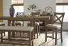Ashley Furniture D631-09 Moriville - Double UPH Bench  - Beige