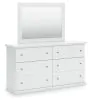 Ashley Furniture B139B40 Ashley Furniture B139B40 Bostwick Shoals - Dresser and Mirror - White