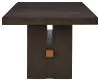 Ashley Furniture D984-45 Burkhaus - Rectangular Dining Room Extension Table - Dark Brown