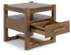 Ashley Furniture T974-2 Cabalynn - Square End Table - Light Brown