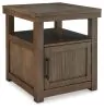 Ashley Furniture T738-3 Boardernest - Rectangular End Table - Brown