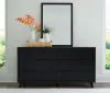 Ashley Furniture B1013B11 Danziar - Dresser And Mirror - Black
